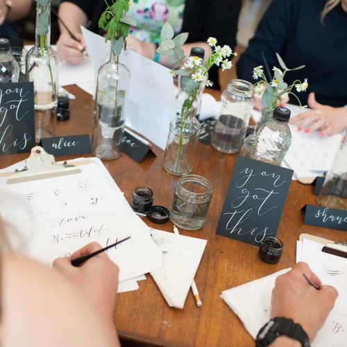 Beginners Modern Calligraphy Workshop and Afternoon Tea