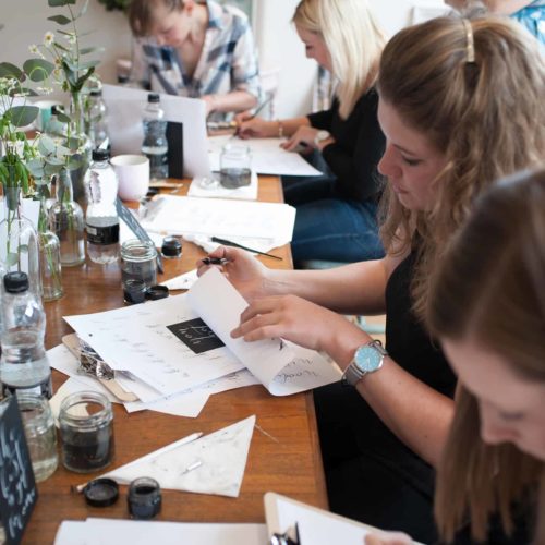 Beginners Modern Calligraphy Workshop and Afternoon Tea